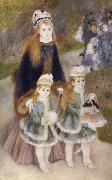 Pierre-Auguste Renoir Mother and children Sweden oil painting artist